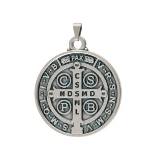 Medalha de São Bento - Extra grande s/ cordão c/ folheto - PV
