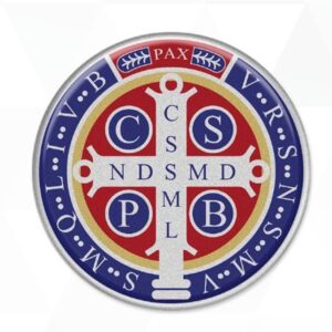 Adesivo Refletivo Medalha de São Bento - 7cm RES