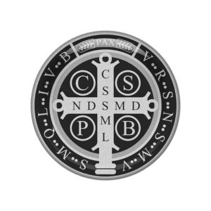 Adesivo Refletivo Medalha de São Bento - 7cm RES