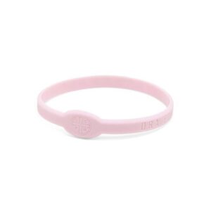 Pulseira Silicone Slim Rosa - São Bento Ora Et Labora