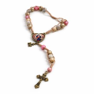 Terço Devocional – Nossa Senhora Desatadora dos Nós - Compacto - ROSA