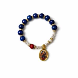 Pulseira Azul/Vermelha com Pingente Desatadora